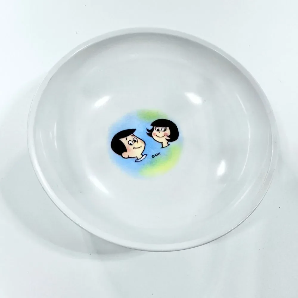 Vintage melamine cheerio bowl